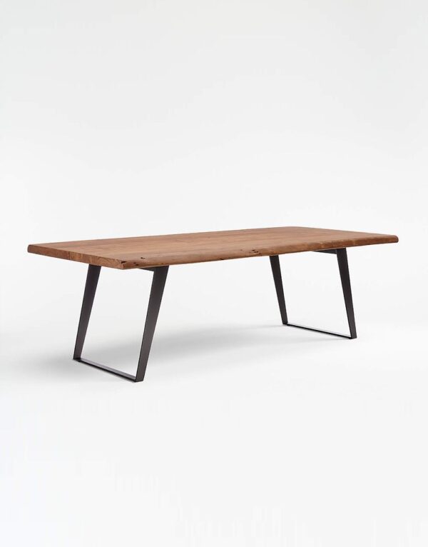 Rectangular Metal And Stone Table - Image 3
