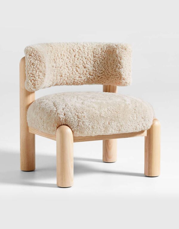 Fabric Easy Chair With Armrests - Image 2
