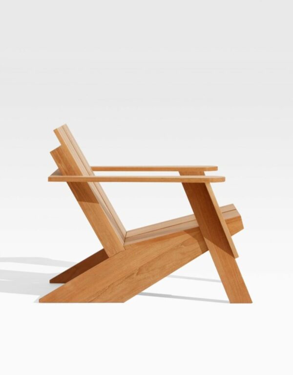 Wood Outdoor Adirondack Chair - Image 2
